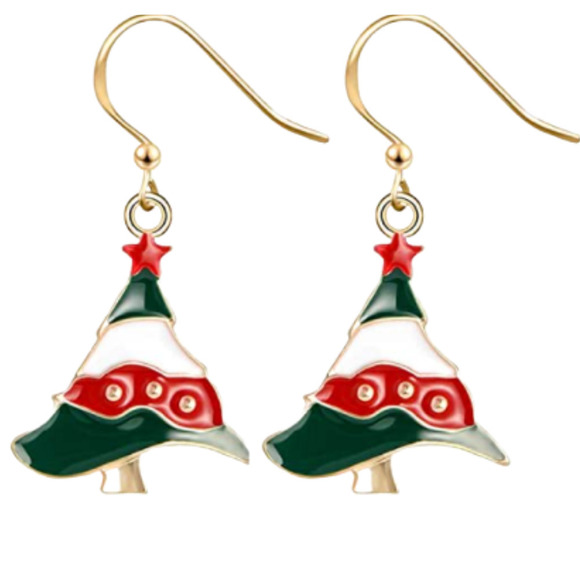 5/$25 All items $17 or less Christmas Earrings Stocking Stuffers Christmas Tree - Picture 10 of 15